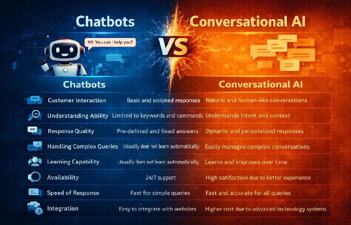 conversational aI vs chatbots