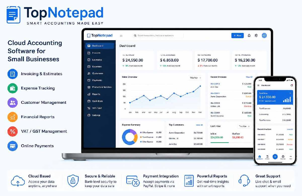 TopNotepad Review: Features, Pricing & Pros